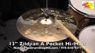 Video thumbnail for Zildjian A Pocket Hi-Hats 13'' - The Drum Shop North Shore by Nate Morrison Drums