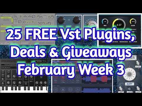 25 Best FREE Audio VST PLUGINS, Mega DEALS & Giveaways - February 2021 Week #3 - amnerhunter.com