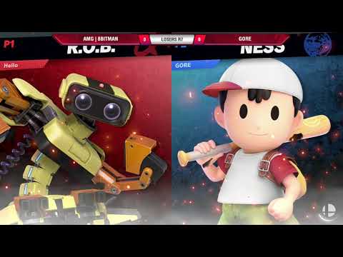 VS Weekly 8/15/19 - Losers R7 - AMG | 8BitMan (ROB) vs Gore (Ness) - SSBU