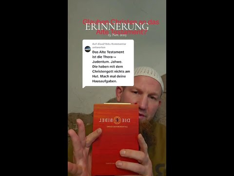 Das Alte Testament ist die Thora, hat mit dem Christengott nichts zu tun! Pierre Vogel antwortet