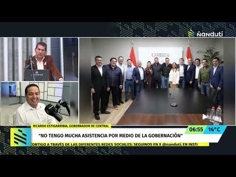 Asistencia del gobierno a la Gobernación de Central "es casi nula"