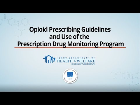 Opioid Prescribing Guidelines and the Use of the Idaho Prescription Drug Monitoring Program