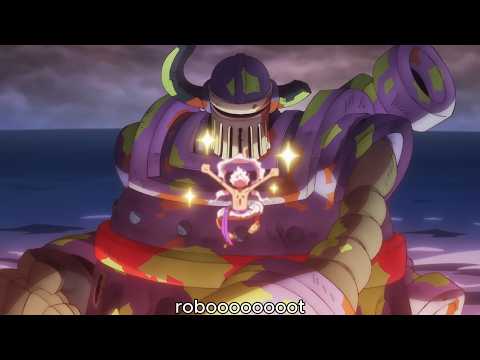 this was Luffy’s reaction when he met Joy Boy’s robot. (English Sub)