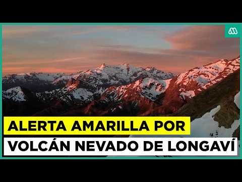 Sernageomin declara alerta amarilla en el volcán Nevado de Longaví por aumento de actividad sísmica