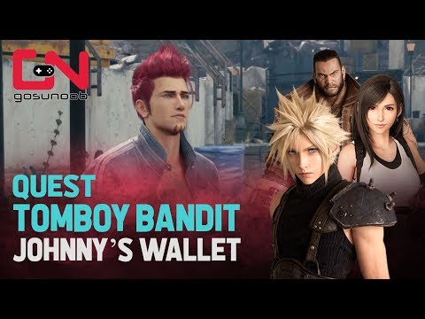 FF7 Remake Tomboy Bandit Side Quest - Johnny's Stolen Wallet Final Fantasy VII Remake