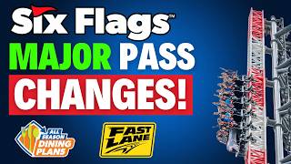 HUGE Changes To The Six Flags 2027 Season Passes! No Cedar Point
