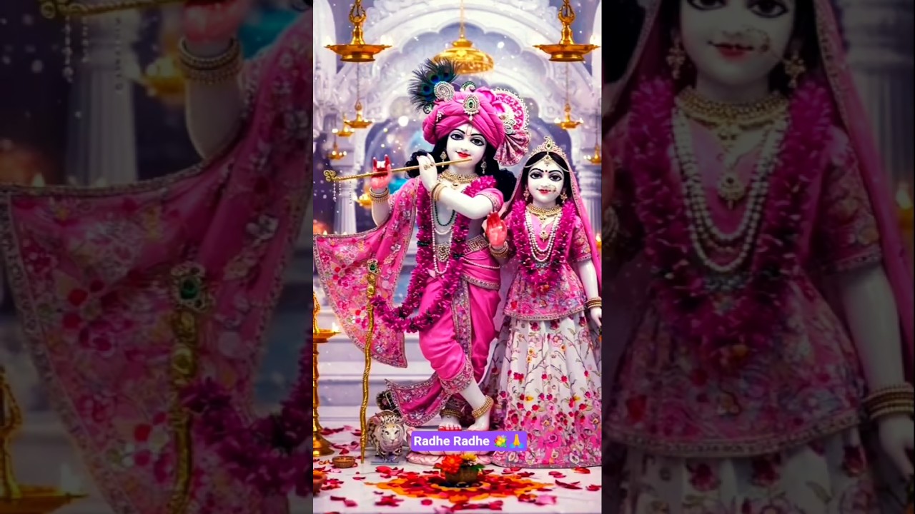 Radhe Radhe 💐🙏💫🥀🌿🌹🌿 #love #radhakrishna #trending #viralvideo