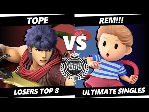 4o4 Smash Night 49 - Tope (Ike) vs DH| REM!!! (Lucas) - Losers Top 8