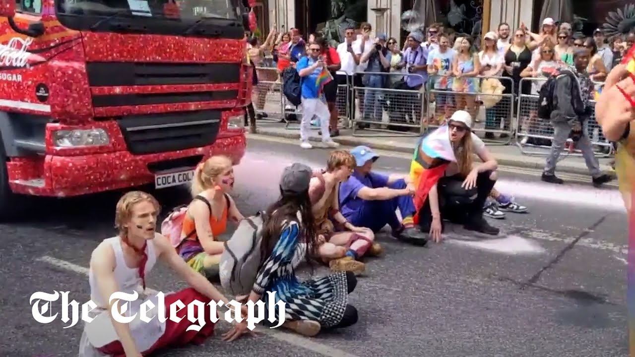 Watch: Just Stop Oil activists disrupt Pride parade in London - Vimarsana News