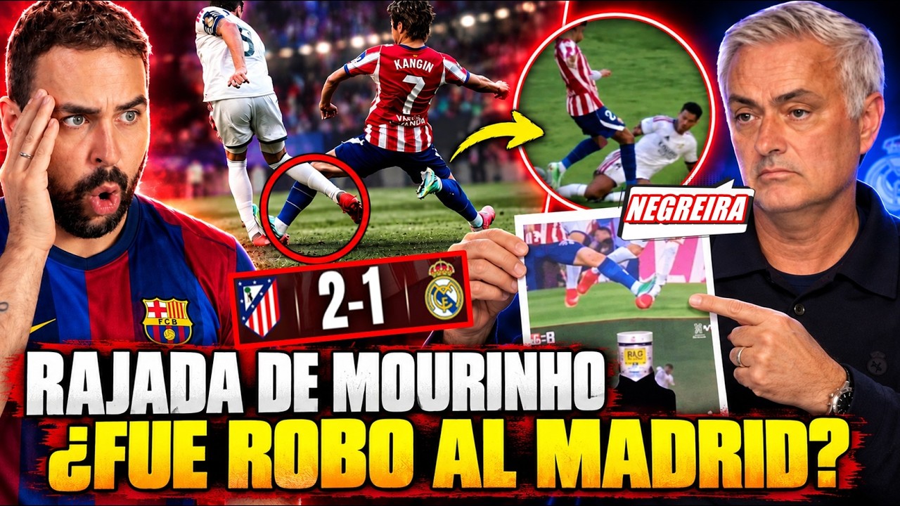💥BESTIAL RAJADA de MOURINHO: "COSAS EXTRAÑAS ¿NEGREIRA?" - ¿HUBO ROBO al MADRID? - SIMEONE RESPONDE
