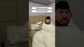 Waking up and Kol Mevaser is still talking.....🧐