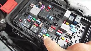 Chevy Malibu 2016 - 2025 Fuse Box Location