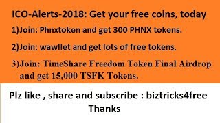 ICO-Alerts-2018: Join latest sites and get your free tokens- In Hindi