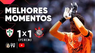 MELHORES MOMENTOS: PORTUGUESA 1(7) X (8)1 CORINTHIANS | PAULISTÃO 2026 | QUARTAS DE FINAL