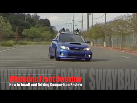 How to: Whiteline Front Swaybar Install With Comparison Review