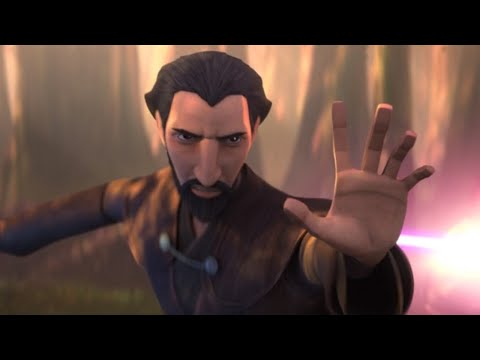 Count Dooku - Figth scenes and powers from Tales of the Jedi