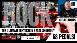 Video thumbnail for The Ultimate Rock Distortion Pedal Shootout | GEAR GODS by Trey Xavier