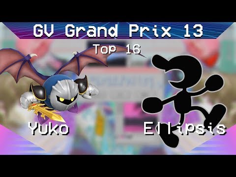 GV Grand Prix 13 - Yuko (Meta Knight, Pit) vs. Ellipsis (Game & Watch) - Project M Top 16 Winners