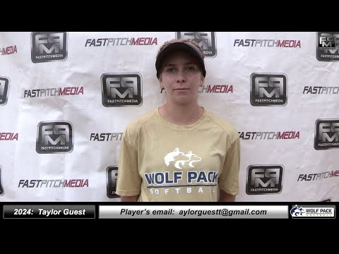 2024 Taylor Guest 4.3 GPA - Pitcher and Outfielder Softball Skills Video - Lady Wolfpack 18 Gold