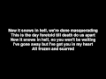 Lordi - It Snows In Hell | Lyrics on screen | HD