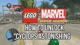 How to Unlock Cyclops Astonishing - LEGO Marvel Super Heroes