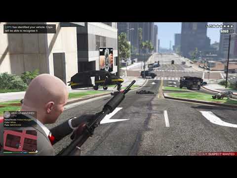 GTA 5 - Assassination of the Mayor of Los Santos + Six Star Escape