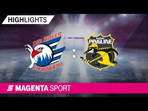 Adler Mannheim - Krefeld Pinguine | 17. Spieltag, 19/20 | MAGENTA SPORT