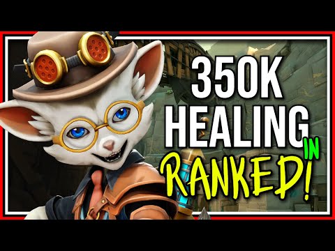 INSANE Pip CARRY! - 350,000 HEALING in RANKED! (Paladins)