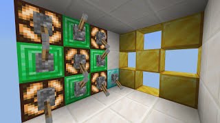 【マイクラ統合版】世界最小3x3カスタム可能ドアの作り方