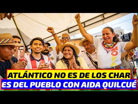 ¡SE LES METIERON A LOS CHAR! AIDA QUILCUÉ LLEGÓ AL ATLÁNTICO CON LA MINGA INDIGENA🥳