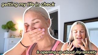 LET'S GET MY SH!T TOGETHER: my fitness routine, CPT + my experience with exercise & anxiety (vlog)