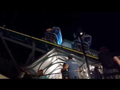 Off-ride footage of a Primordial train