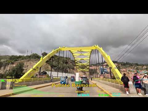 Road Trips - Roads of Perú - from Huaraz (Ancash) to Casma (Ancash) - GPS Altimeter - 4K