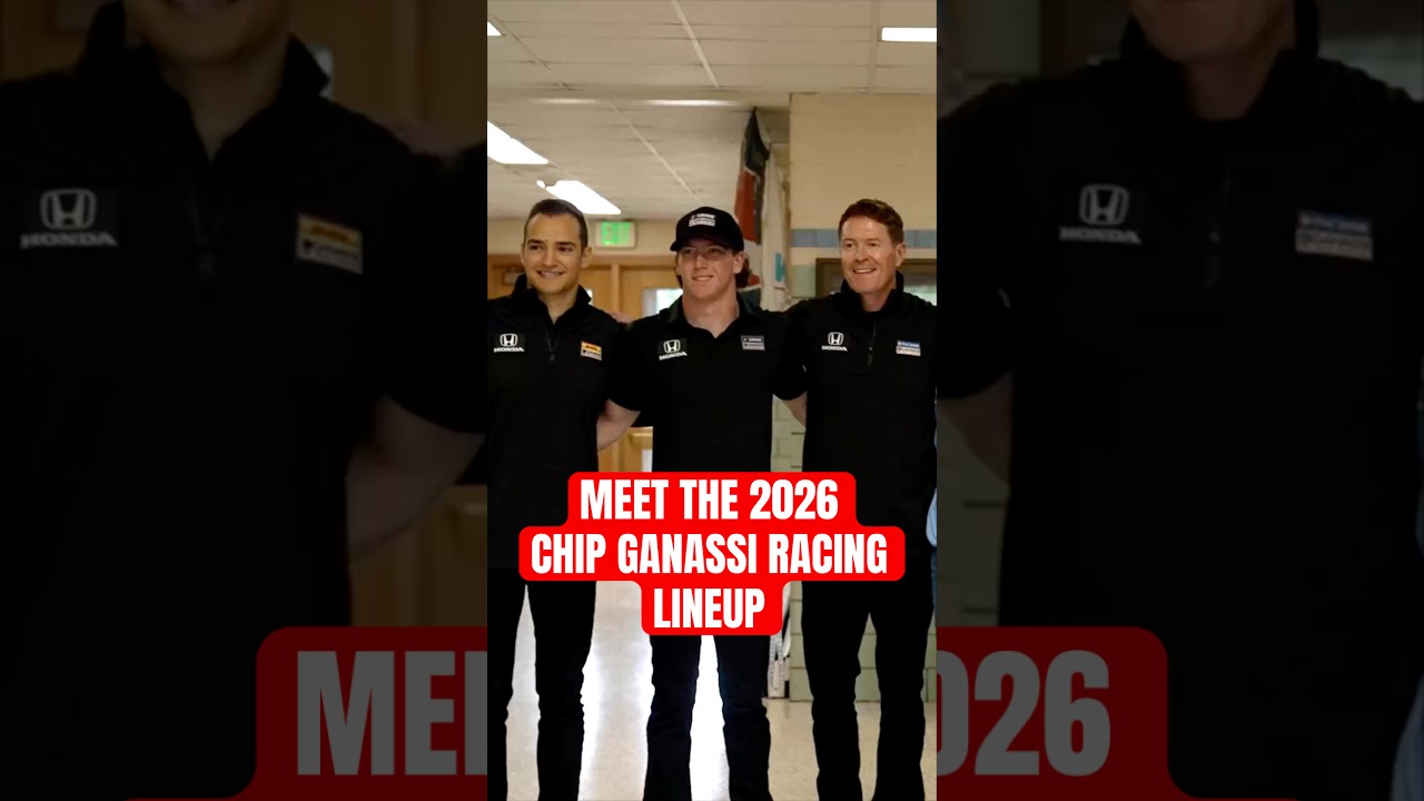 A @chipganassiracing lineup that speaks for itself 🏆 #indycar #racing