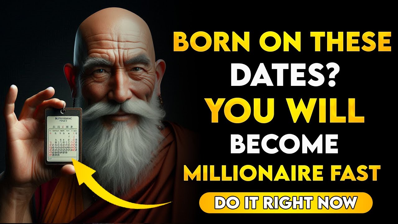 THESE BIRTH DATES GUARANTEE THAT YOU ARE A FUTURE MILLIONAIRE | BUDDHIST TEACHINGS