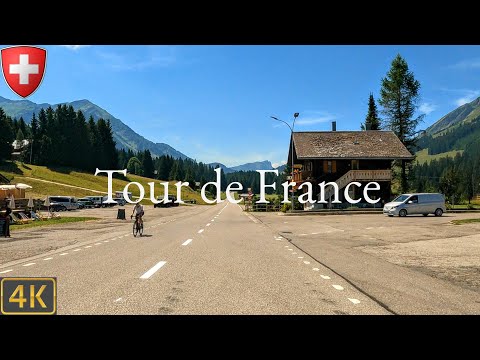 Driving Switzerland 🇨🇭 | Tour de France (part of stage 9) 4K Scenic Drive