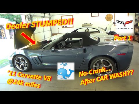 (Pt 1) Corvette STUMPS Dealer: No-Crank After CAR WASH?? (PHAD New Year 2025)