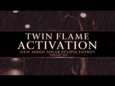 🌑🔥 New Moon Twin Flame Activation: Unconditional Love & Reunion Codes (February 2026)
