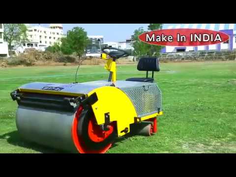 One Ton Electric Start, Mini-rider On Type Cricket Pitch Roller