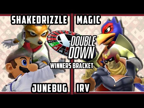 Double Down 2022 Doubles - Junebug & Shakedrizzle Vs. Magic & irv - SSBM Melee Tournament