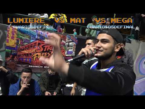 LUMIERE VS MAT VS MEGA || CUARTOS DE FINAL || STREET FREESTYLER PREMIUM