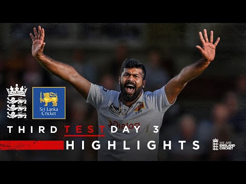 Kumara's 4-Fer In 16 Wicket Day! | Highlights - England v Sri Lanka Day 3 | Rothesay Test 2024