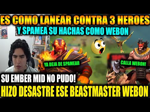 💥​LEOSTYLE NO PUEDE CREER LO QUE LE HIZO ESTE BEAST!  A FULL HACHAS LO BOTA DE LINEA  |Dota2✅