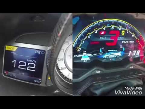 Lamborghini Aventador SVJ vs Ferrari 812 Superfast 0-260 kmh battle