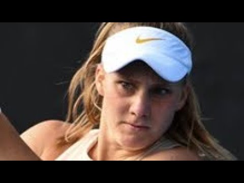 Anastasia Tikhonova defeats Anamaria Federica Oana in straight sets!