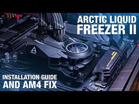 Arctic Liquid Freezer II 360 AIO Installation Guide and AM4 Fix! (Rev 3 and 4)