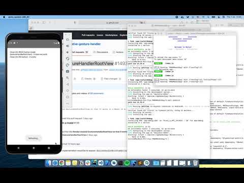 RNGH: nested GestureHandlerRootView renders as View