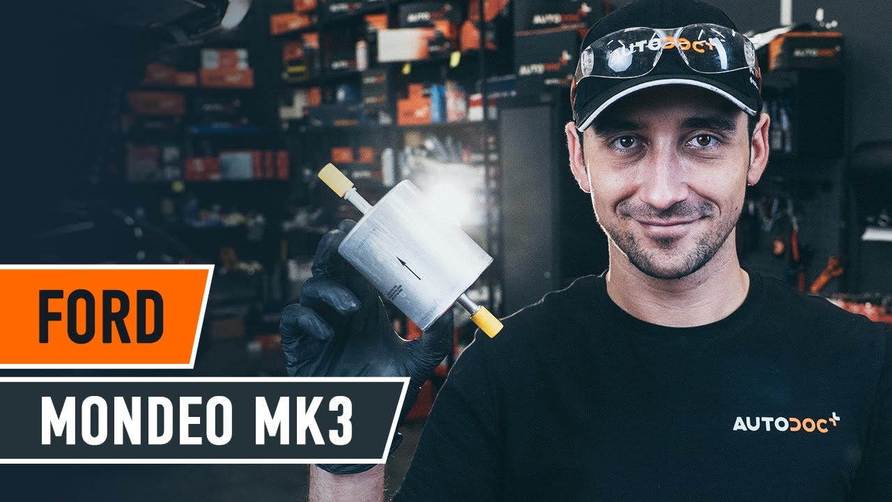 Jak wymienić filtr paliwa w Ford Mondeo Mk3 sedan - poradnik naprawy
