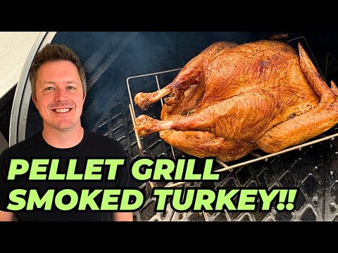 Juicy SMOKED TURKEY on a Pellet Grill! | CRISPY SKIN!