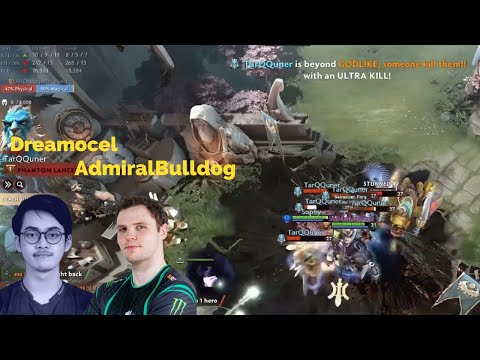 Dreamocel AdmiralBulldog vs Phantom Lancer Late Game | Game So Hard